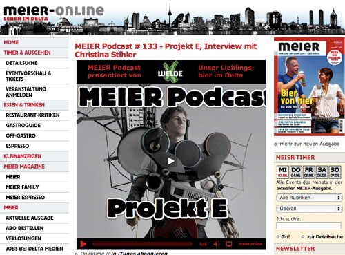 Bild - PROJEKT E im MEIER Podcast